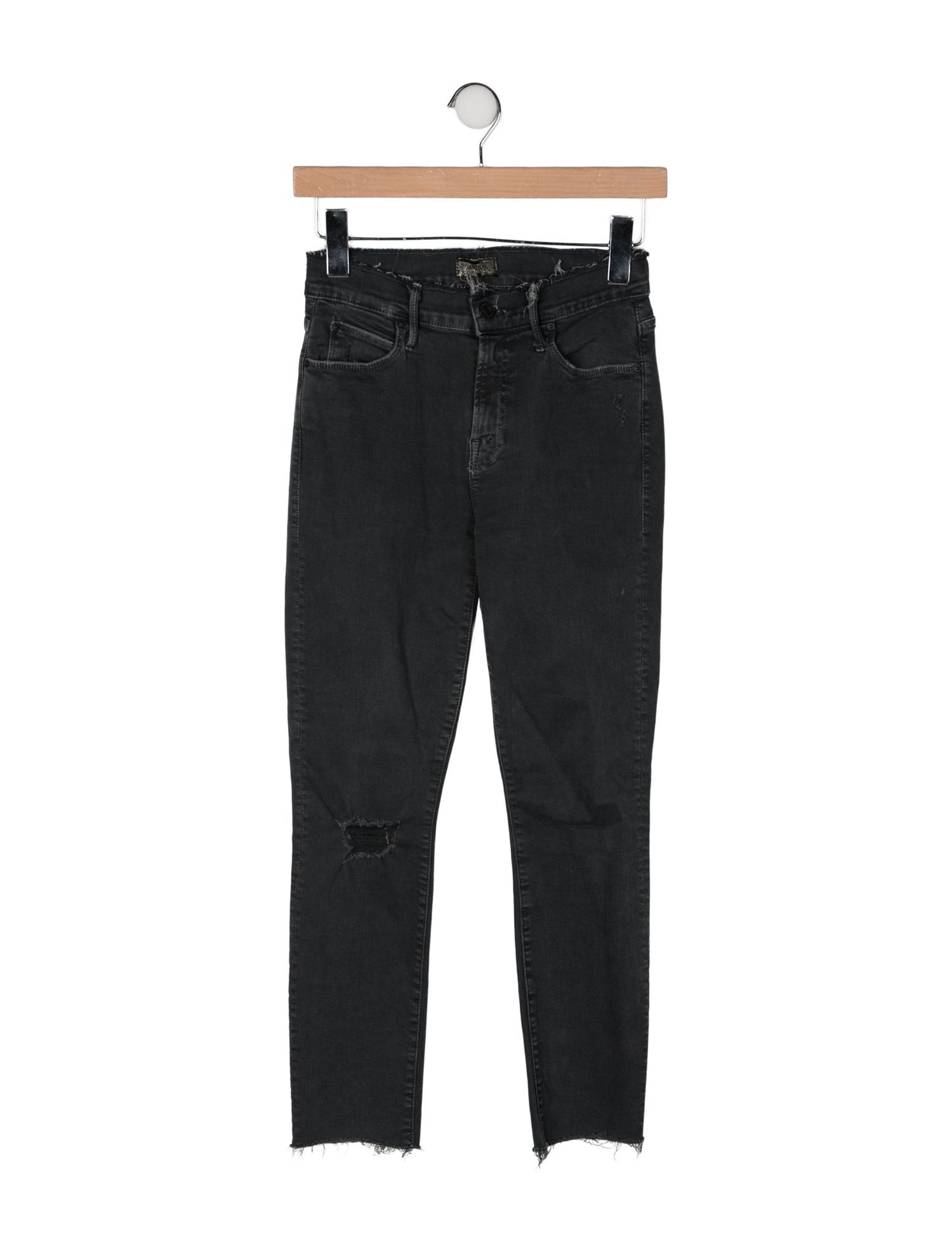 Mother Mid-Rise Skinny Leg Jeans