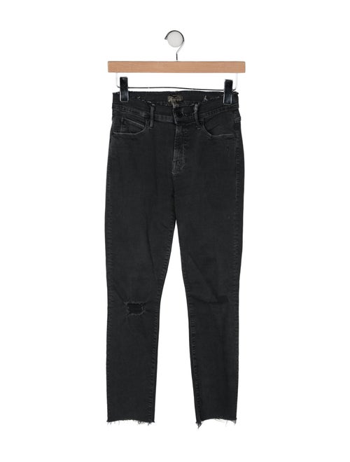 Mother Mid-Rise Skinny Leg Jeans