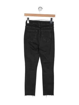 Mother Mid-Rise Skinny Leg Jeans