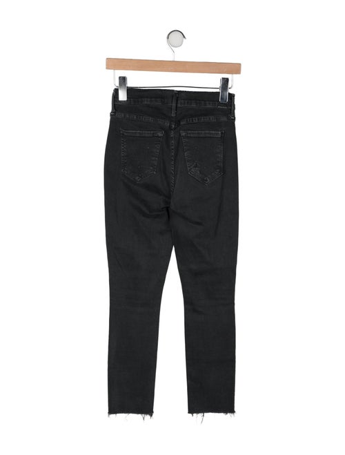 Mother Mid-Rise Skinny Leg Jeans