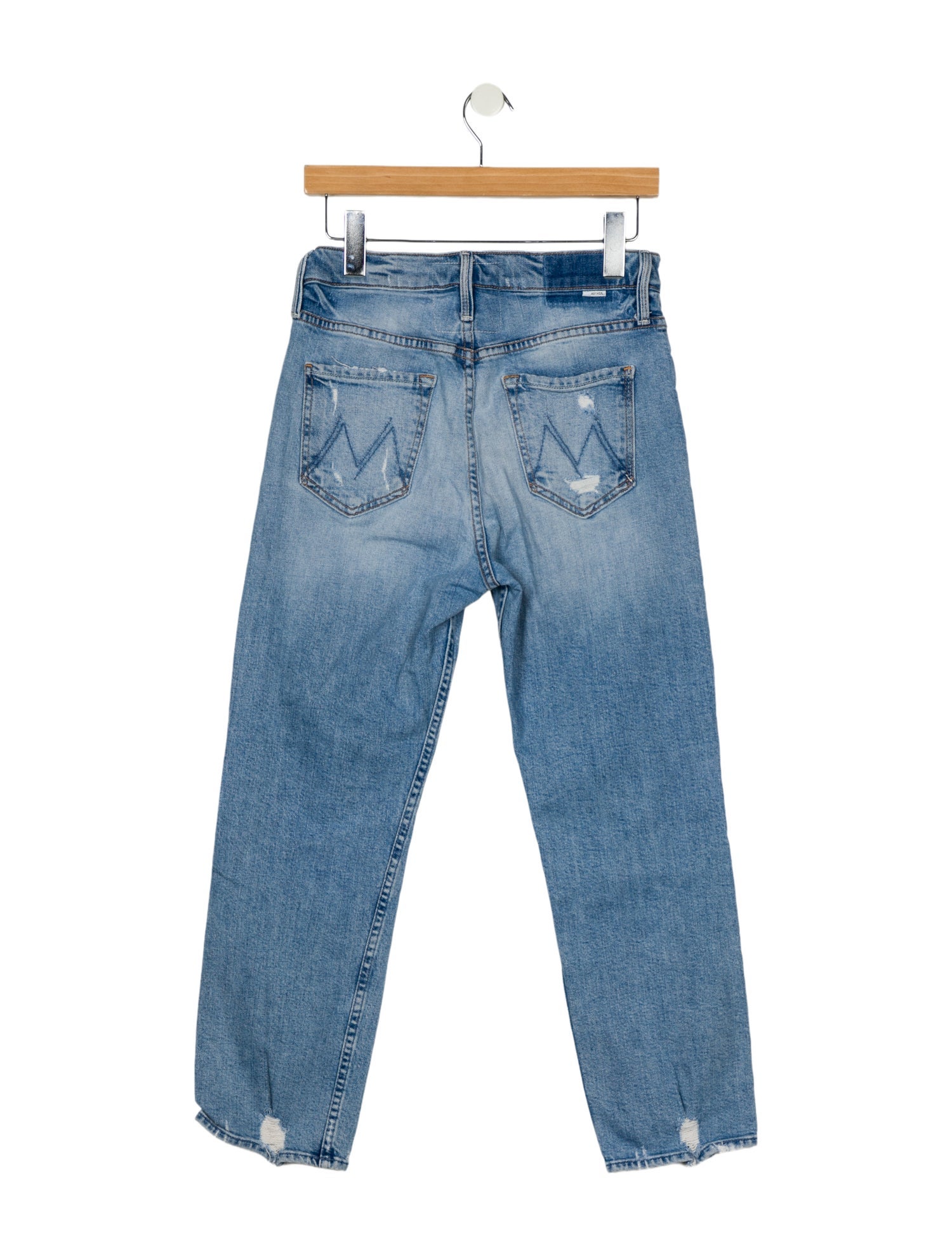 Mother High-Rise Straight Leg Jeans