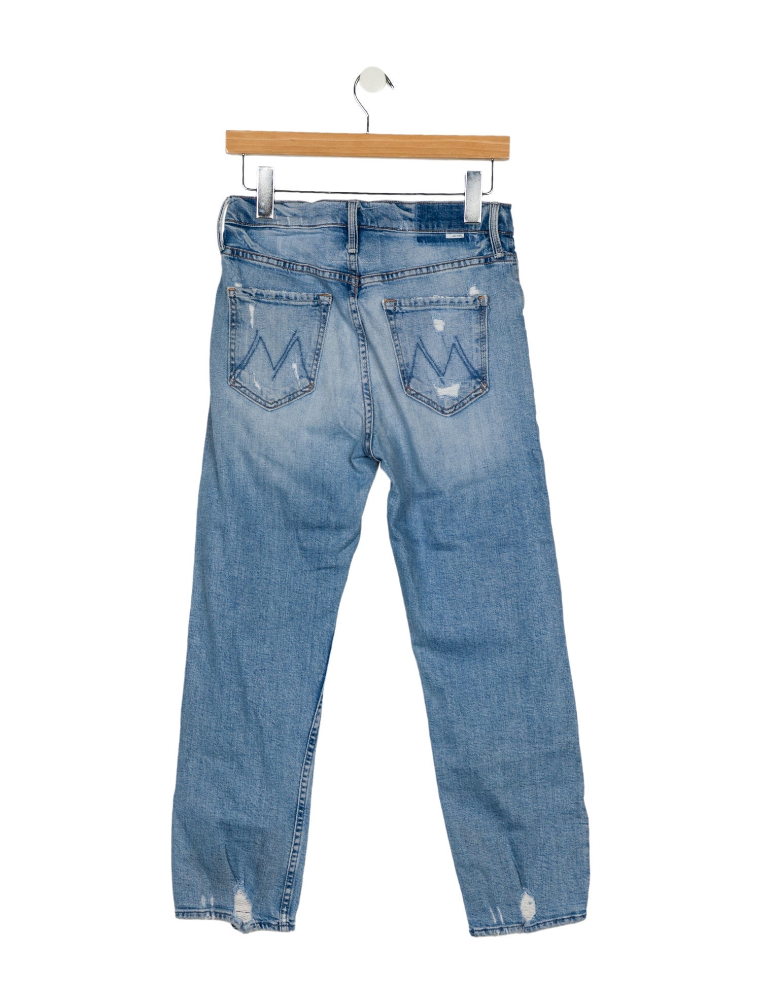 Mother High-Rise Straight Leg Jeans