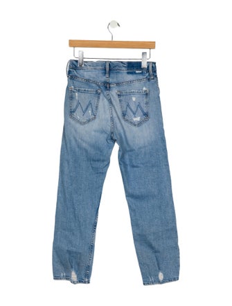 Mother High-Rise Straight Leg Jeans