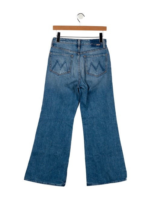 Mother Mid-Rise Wide Leg Jeans