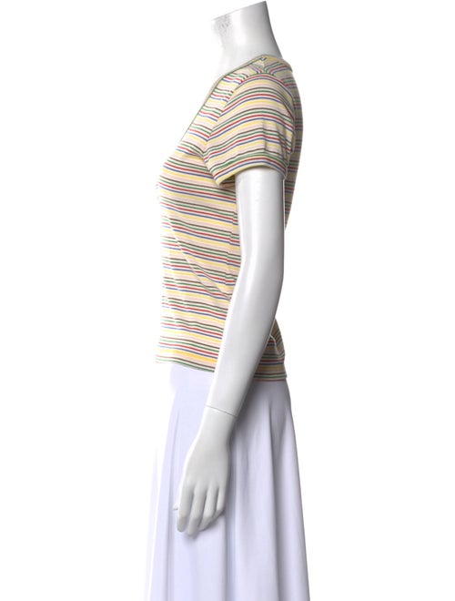 Mother Striped Cowl Neck T-Shirt
