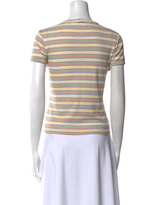 Mother Striped Cowl Neck T-Shirt