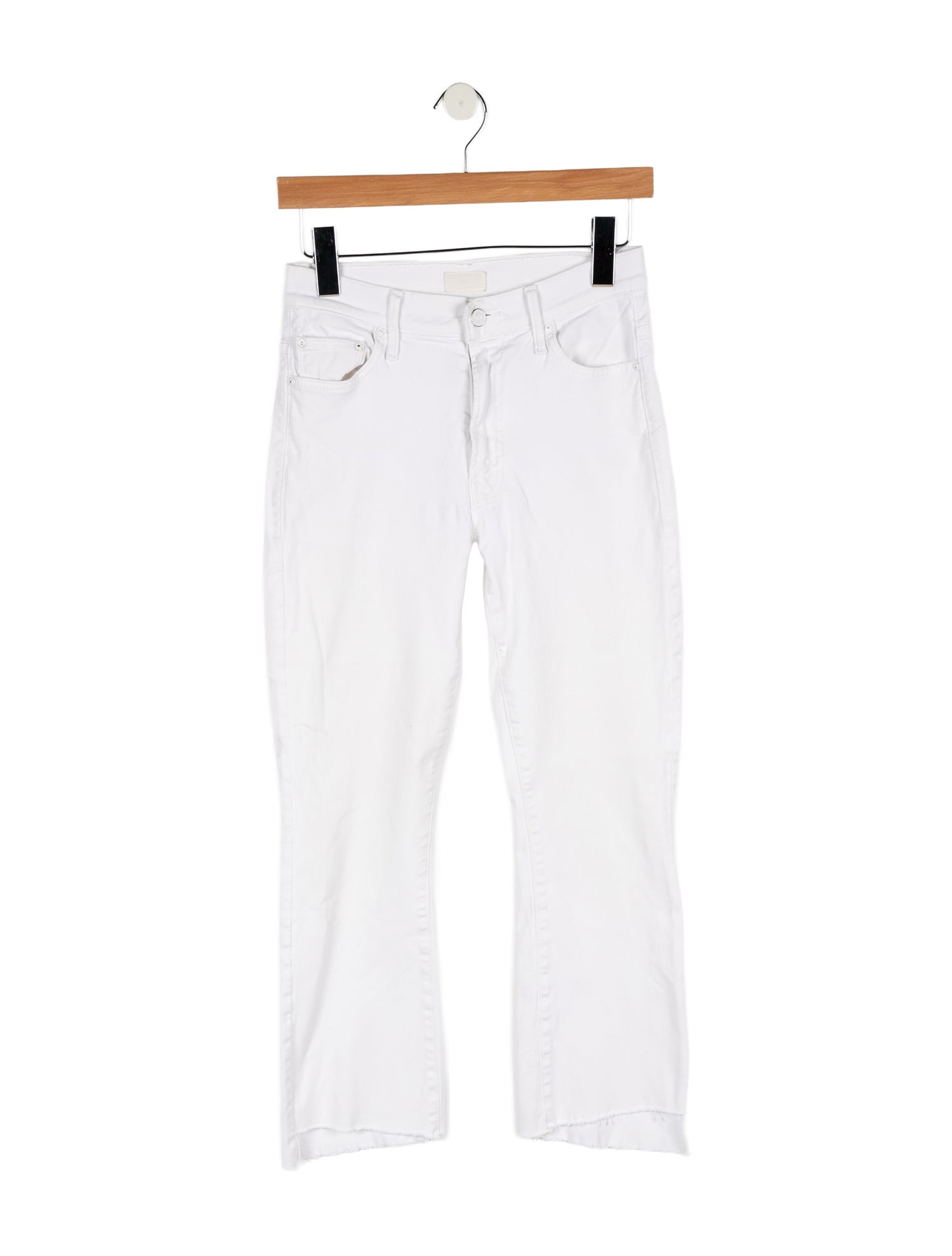 Mother Mid-Rise Straight Leg Jeans
