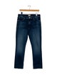 Mother Mid-Rise Straight Leg Jeans