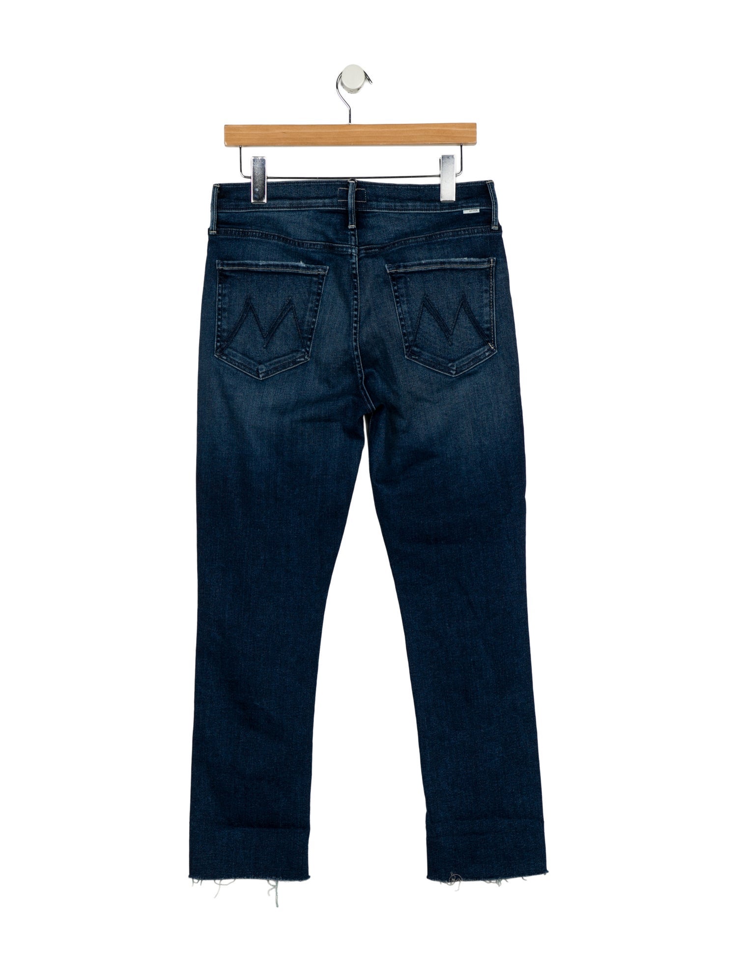 Mother Mid-Rise Straight Leg Jeans