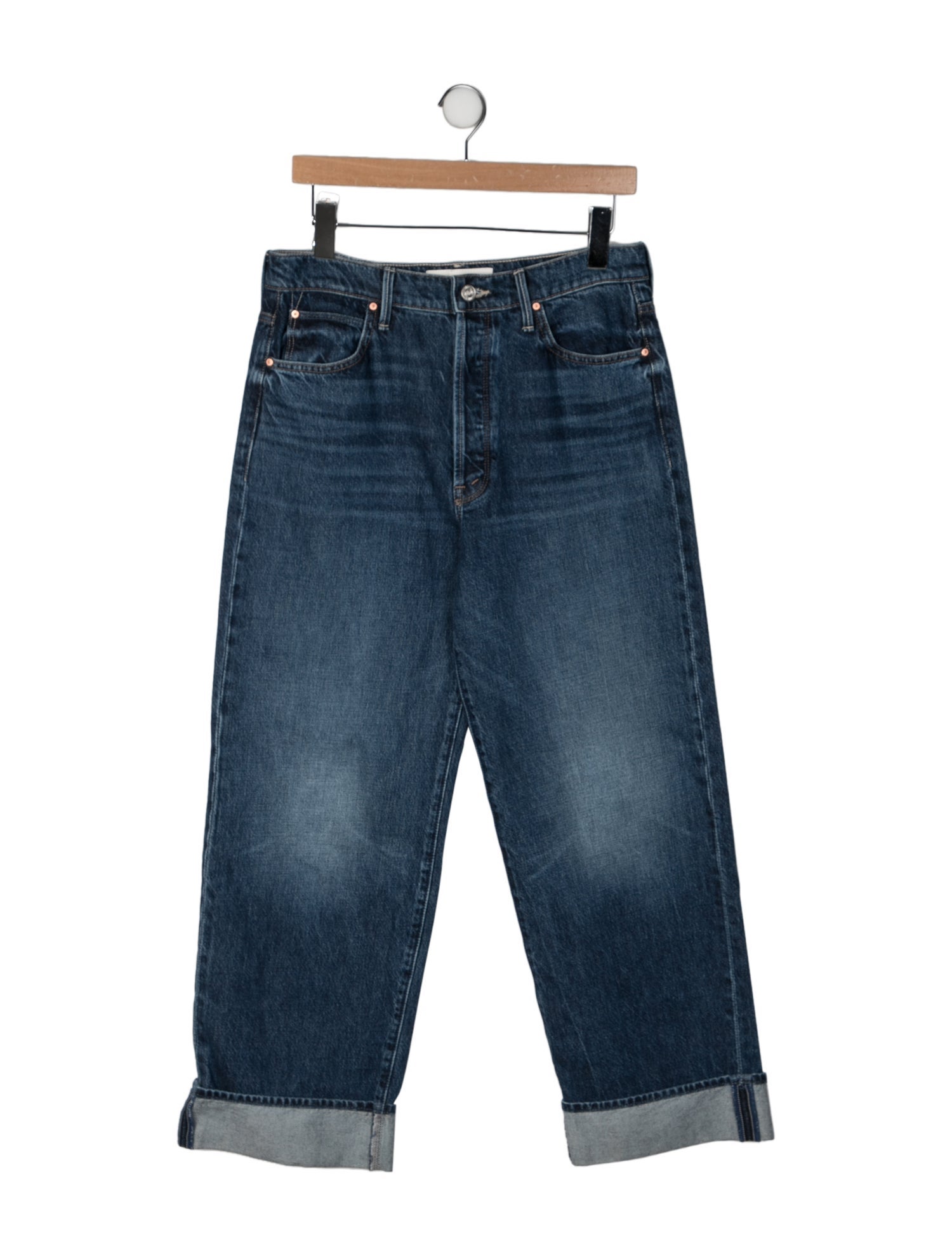 Mother High-Rise Wide Leg Jeans