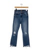 Mother Mid-Rise Straight Leg Jeans