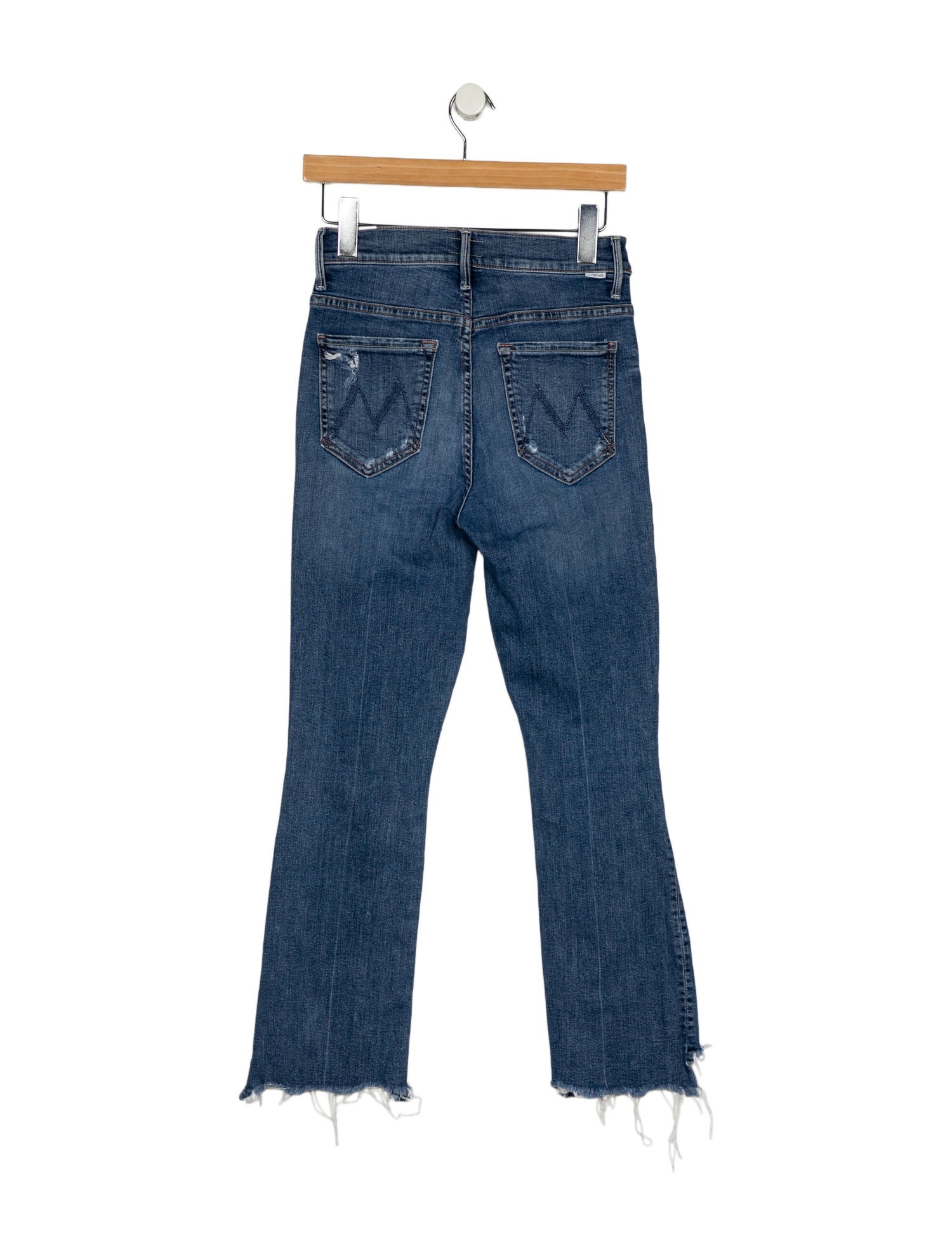 Mother Mid-Rise Straight Leg Jeans