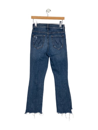 Mother Mid-Rise Straight Leg Jeans