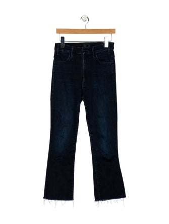 Mother Mid-Rise Straight Leg Jeans