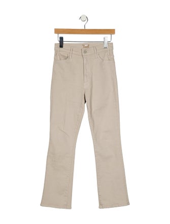 Mother Mid-Rise Straight Leg Jeans