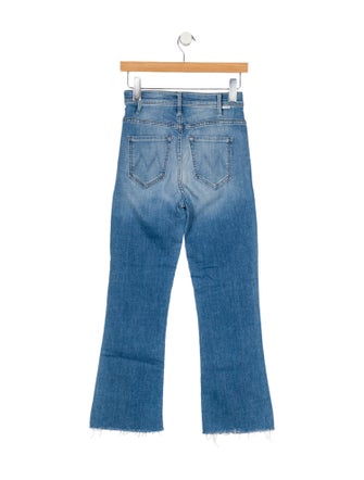 Mother Mid-Rise Straight Leg Jeans