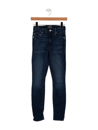 Mother Mid-Rise Skinny Leg Jeans