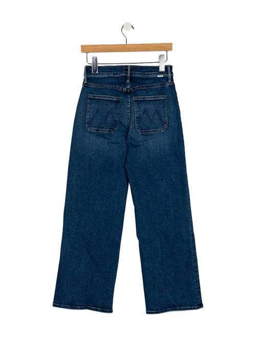 Mother Mid-Rise Wide Leg Jeans