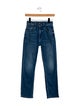 Mother Mid-Rise Straight Leg Jeans