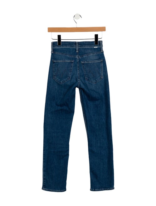 Mother Mid-Rise Straight Leg Jeans