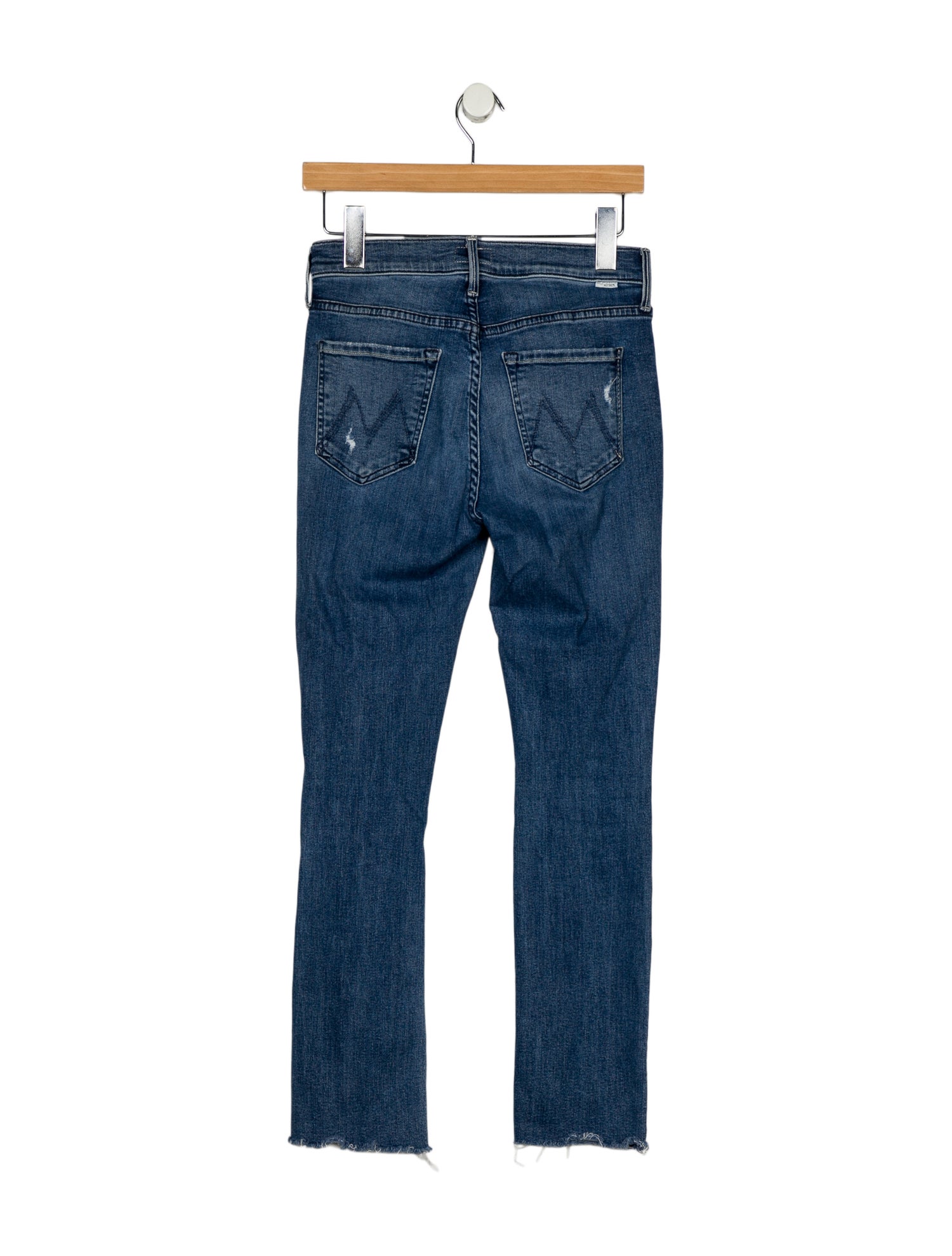 Mother Mid-Rise Straight Leg Jeans