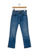 Mother Mid-Rise Straight Leg Jeans