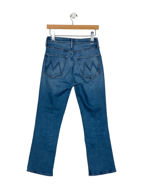 Mother Mid-Rise Straight Leg Jeans