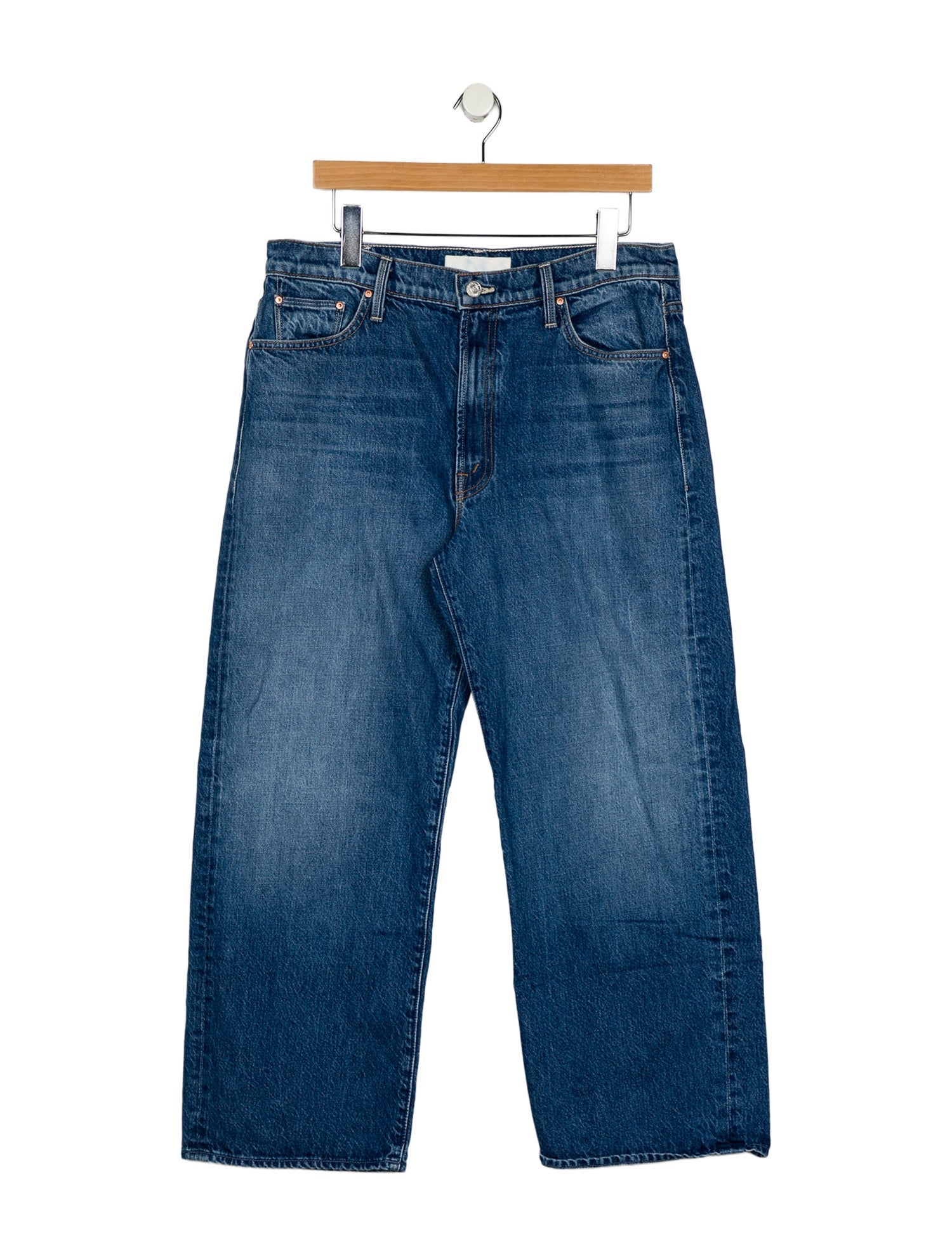 Mother Low-Rise Straight Leg Jeans