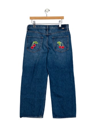 Mother Low-Rise Straight Leg Jeans