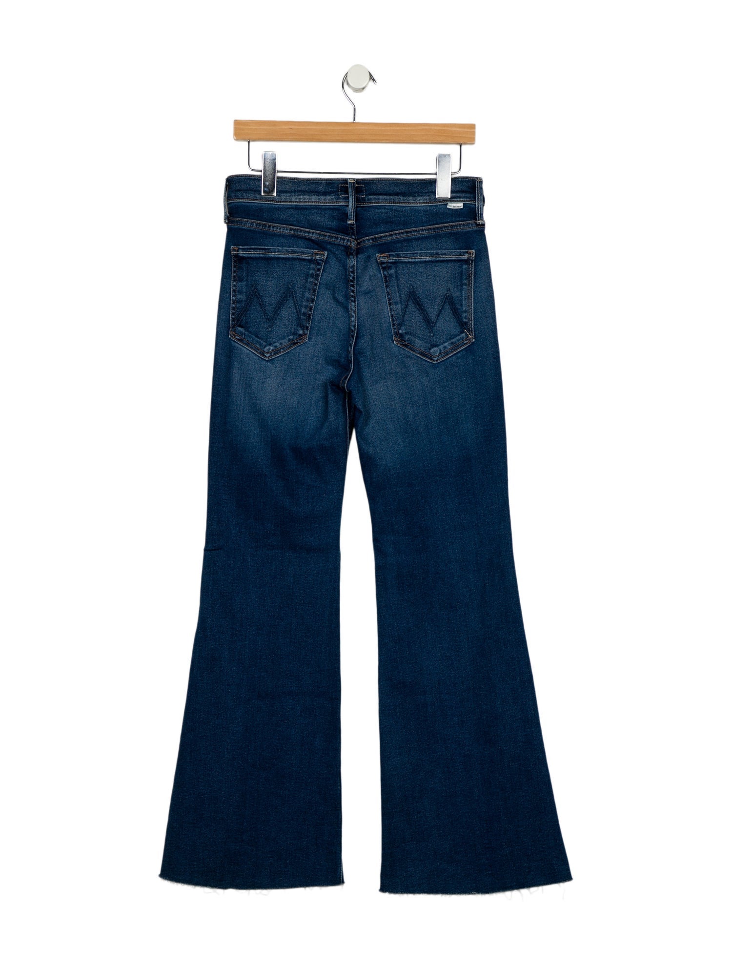 Mother Mid-Rise Wide Leg Jeans