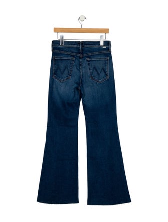Mother Mid-Rise Wide Leg Jeans