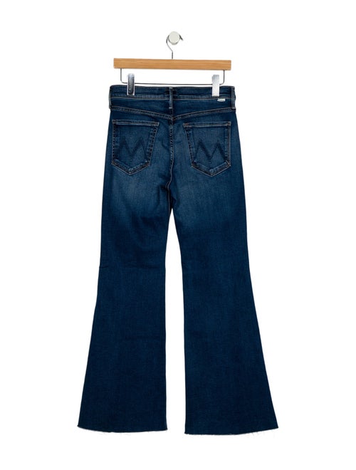 Mother Mid-Rise Wide Leg Jeans