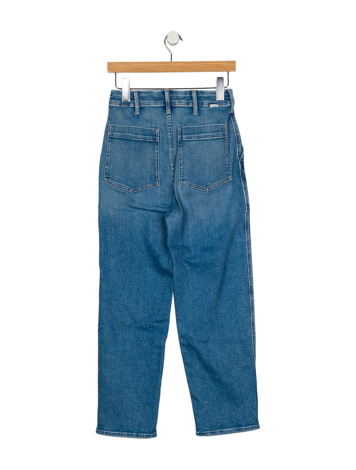 Mother High-Rise Straight Leg Jeans