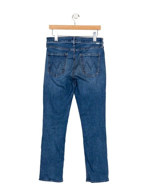 Mother Mid-Rise Straight Leg Jeans