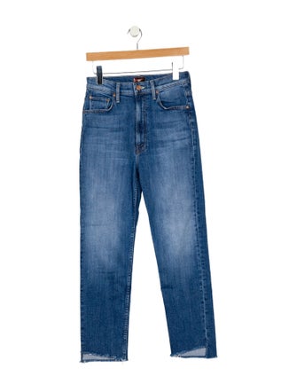 Mother High-Rise Straight Leg Jeans