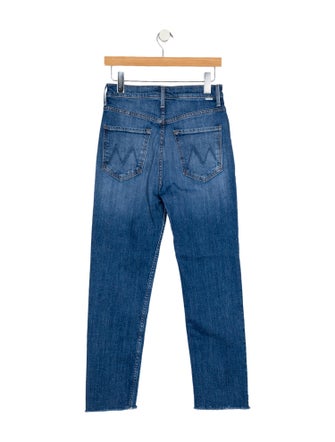 Mother High-Rise Straight Leg Jeans