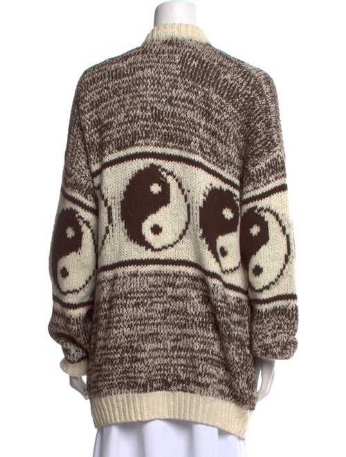 Mother Printed V-Neck Sweater