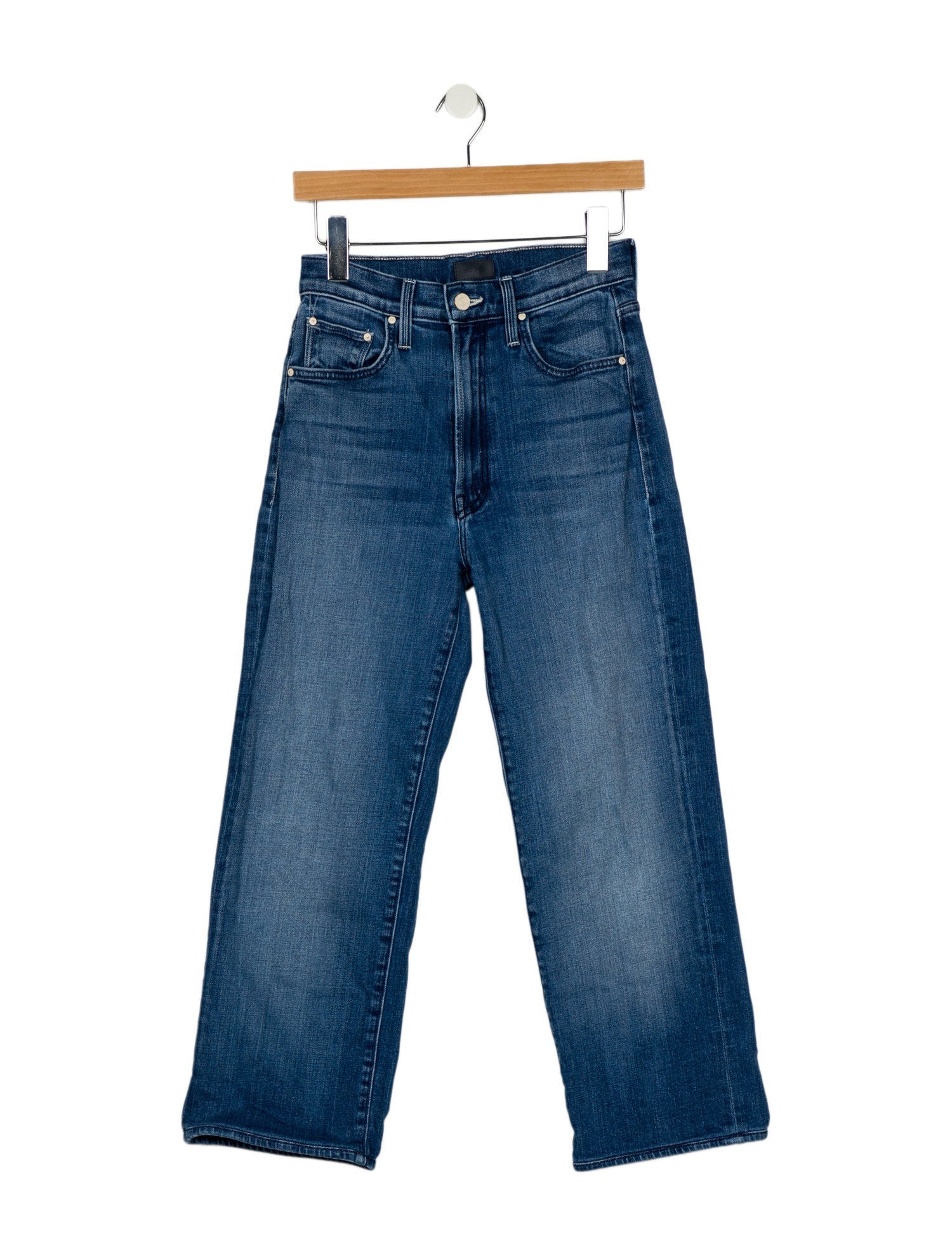 Mother High-Rise Straight Leg Jeans