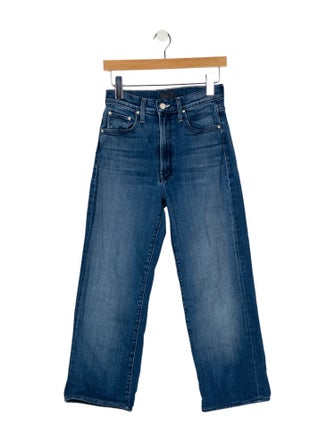 Mother High-Rise Straight Leg Jeans