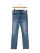 Mother Mid-Rise Straight Leg Jeans