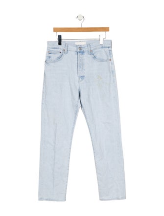 Mother High-Rise Straight Leg Jeans