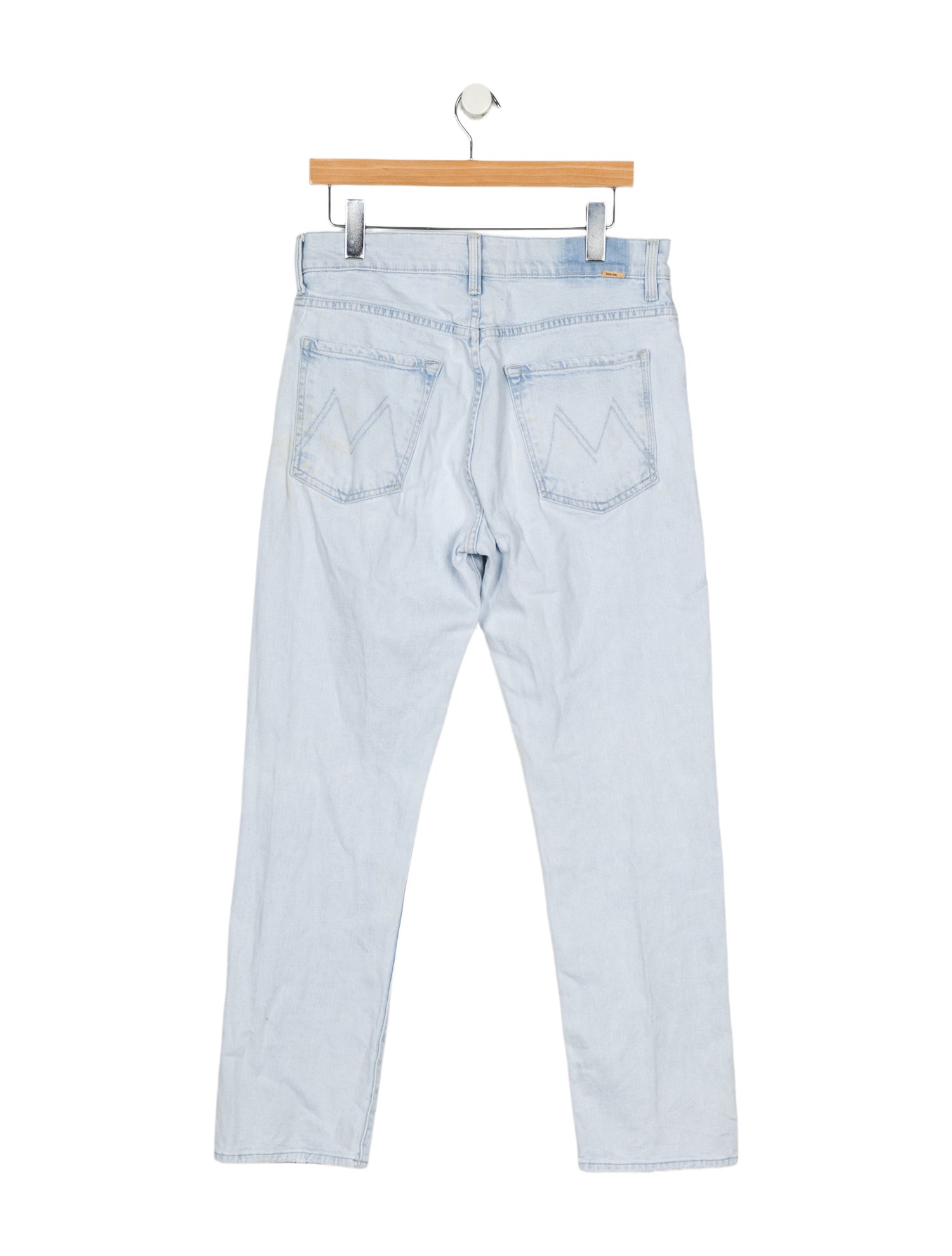 Mother High-Rise Straight Leg Jeans
