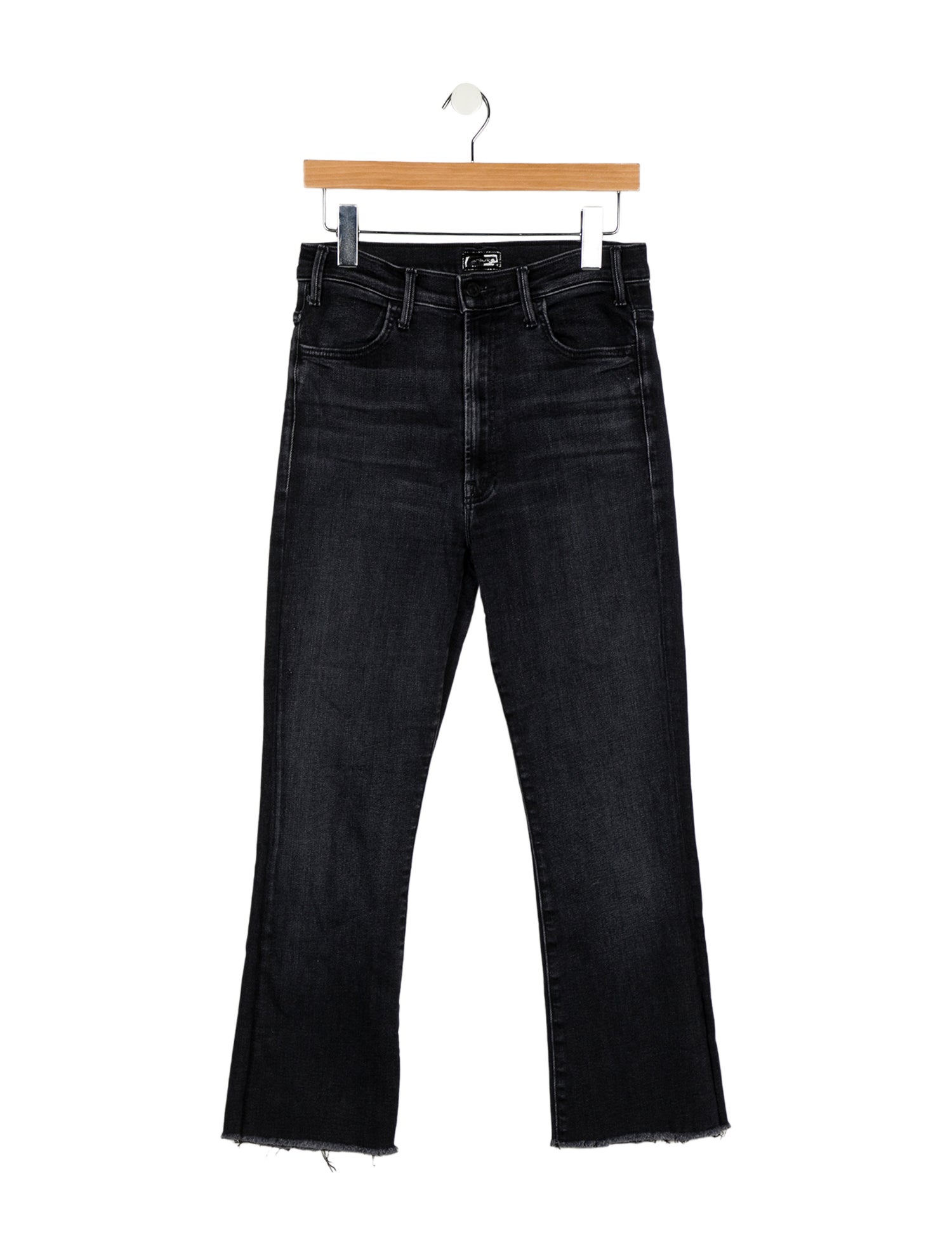 Mother Mid-Rise Straight Leg Jeans