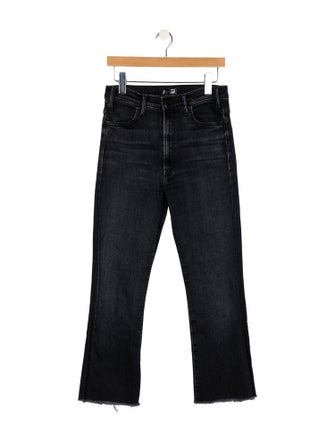 Mother Mid-Rise Straight Leg Jeans