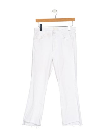 Mother Mid-Rise Straight Leg Jeans