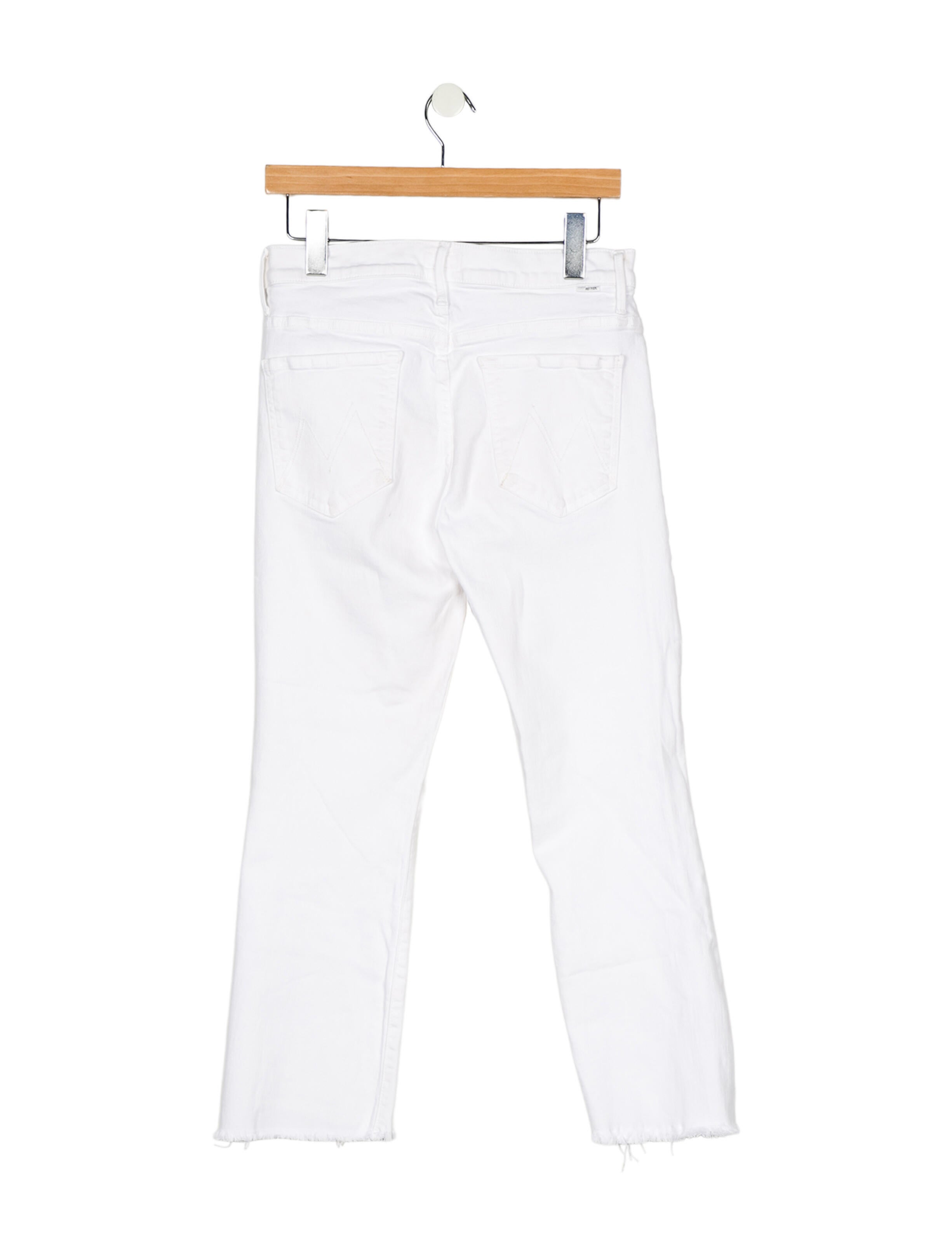 Mother Mid-Rise Straight Leg Jeans