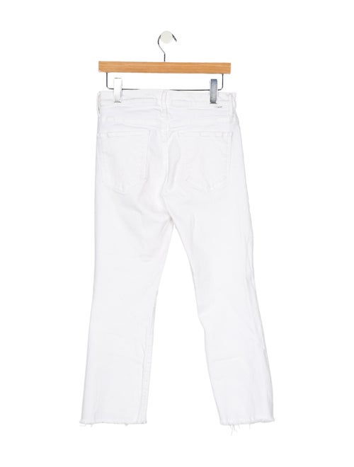 Mother Mid-Rise Straight Leg Jeans
