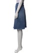 Mother Distressed Accents Knee-Length Skirt