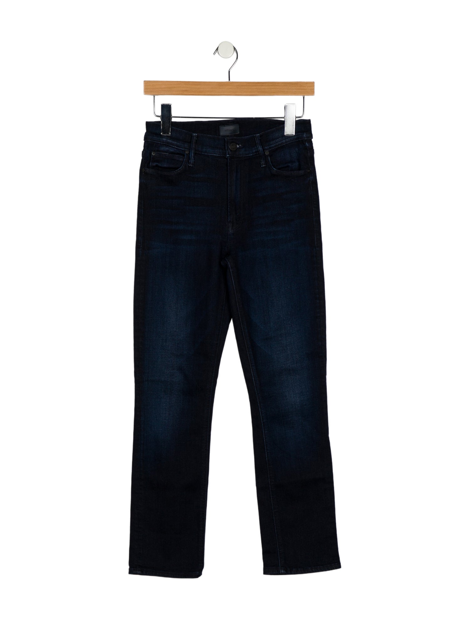 Mother Mid-Rise Straight Leg Jeans