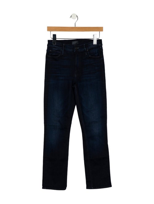 Mother Mid-Rise Straight Leg Jeans